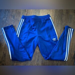 Adidas Mens BECKENBAUER Slim Fit Track Pants “Collegiate Royal”